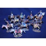 Eleven assorted Del Prado metal figurines