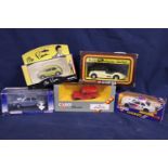 Five assorted Corgi die-cast models