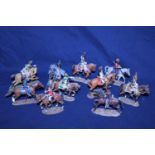 Ten assorted Del Prado metal figurines