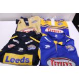 Four Leeds Rhinos Rugby shirts assorted sizes