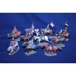 Ten assorted Del Prado metal figurines