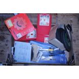 A job lot of assorted tools and accessories, shipping unavailable