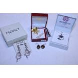 A selection of good quality costume jewellery Monet etc