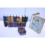 A job lot of miniature books and other novelty book items
