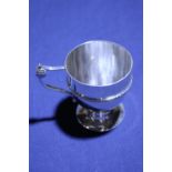 A silver plated Celtic design cup marked L&co (possibly Liberty's & Co?)