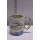 A Shelley mug with RAF decoration c1940's featuring a Lancaster Bomber