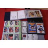 A selection of assorted collectors card albums