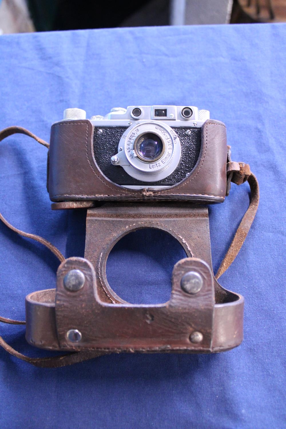 A reproduction Leitz Elmar 1:35 f=50mm camera (sold as seen)