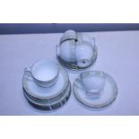 A pretty Wedgewood bone china tea service