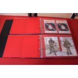 Two military related collectors card albums