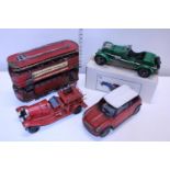 Three assorted tin plate model vehicles a/f