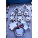 A Royal Albert 'Old Country Roses' tea service with additional pieces