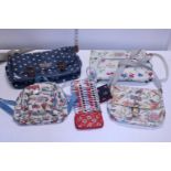 A job lot of assorted Cath Kidston bags and purses