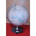 A vintage table top globe, shipping unavailable