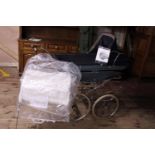 A vintage Silver Cross pushchair, shipping unavailable