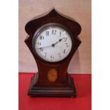 An early 1900s mantle clock, movement signed by Duverdrey & Bloquel (no key, untested)