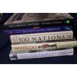 A job lot of assorted hardback military related books