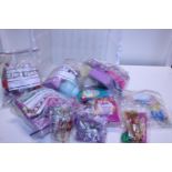 A job lot of mixed collectable McDonald's toys including My Little Pony and Barbie
