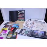 A good selection of assorted stamp albums, loose stamps, FDC etc