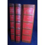 Three volumes of 'The Journal of The Discovery of The Source of the Nile' and two volumes 'First