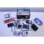 A selection of assorted compact/digital cameras and other items (untested)