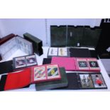 Six assorted collectors card albums