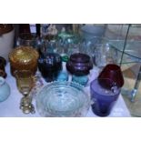 A job lot of assorted glassware and other, shipping unavailable