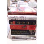 Eight assorted hardback books all relating to Napoleon