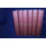 Six volumes of 'Boswell's Life of Johnson' by Augustine Birrell dated 1912