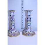 A pair of 19th century French faience