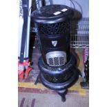 A vintage Valor paraffin heater 60cm tall, shipping unavailable