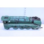 A tinplate locomotive model