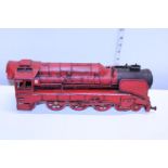 A tinplate locomotive model