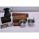 A selection of assorted treen items and other