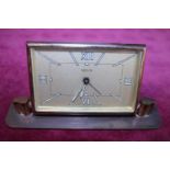 A Ebosa Swiss Art Deco period clock in working order