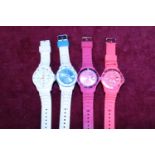 Four assorted Ice watches