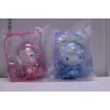 Two sealed Hello Kitty space millennium wedding figures