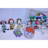 A selection of assorted loose McDonald's collectors toys