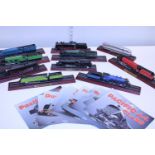 10 Assorted Atlas train models with certificates
