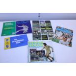 A selection of vintage Leeds United testimonial football programmes