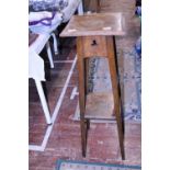 A vintage wooden planter stand postage unavailable