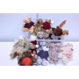 A selection of collectable TY bears