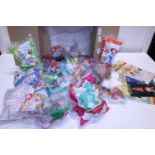 A box full of Toy Story 2 McDonald's toys all in sealed bags from 1999