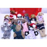 A selection of collectible TY bears