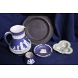 A selection of assorted Wedgewood Jasper ware etc