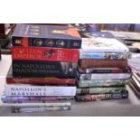 A large selection of books all relating the Battle of Waterloo and Napoleon. Shipping unavailable.