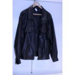 A Men's leather jacket