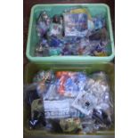 A large quantity of mainly sealed Mcdonald's happy meal toys