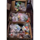 A large quantity of assorted McDonald's happy meal toys mostly sealed