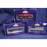 Three boxed Bachmann 00 gauge wagons